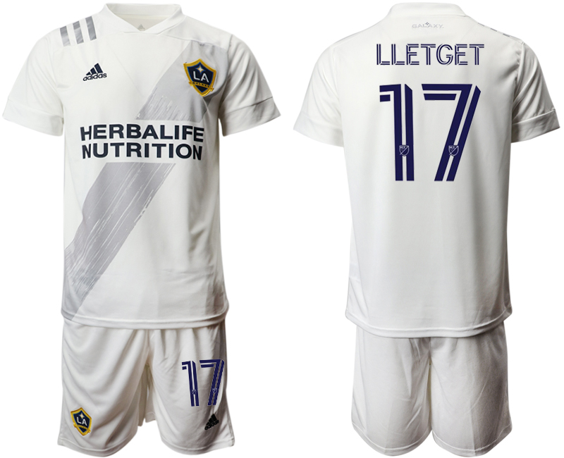 Men 2020-2021 club Los Angeles Galaxy home #17 white Soccer Jerseys->los angeles galaxy jersey->Soccer Club Jersey